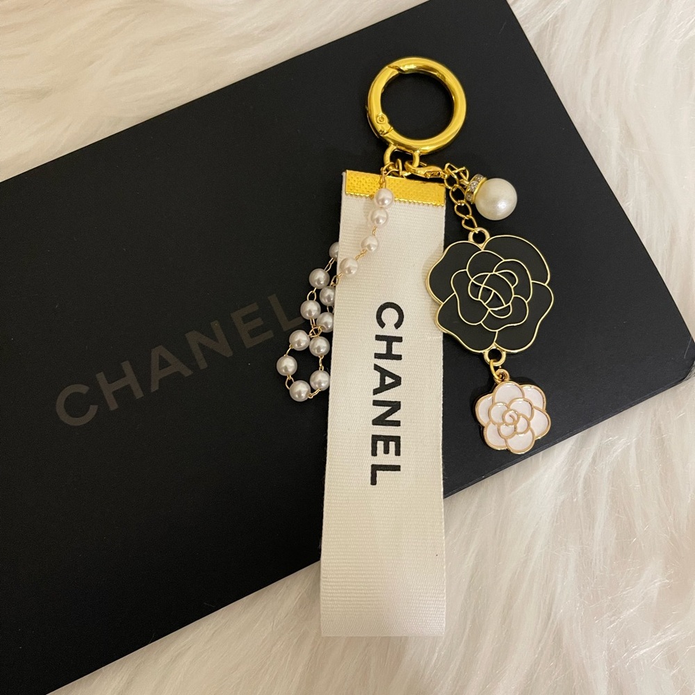 Handmade Ribbon Bag Charm